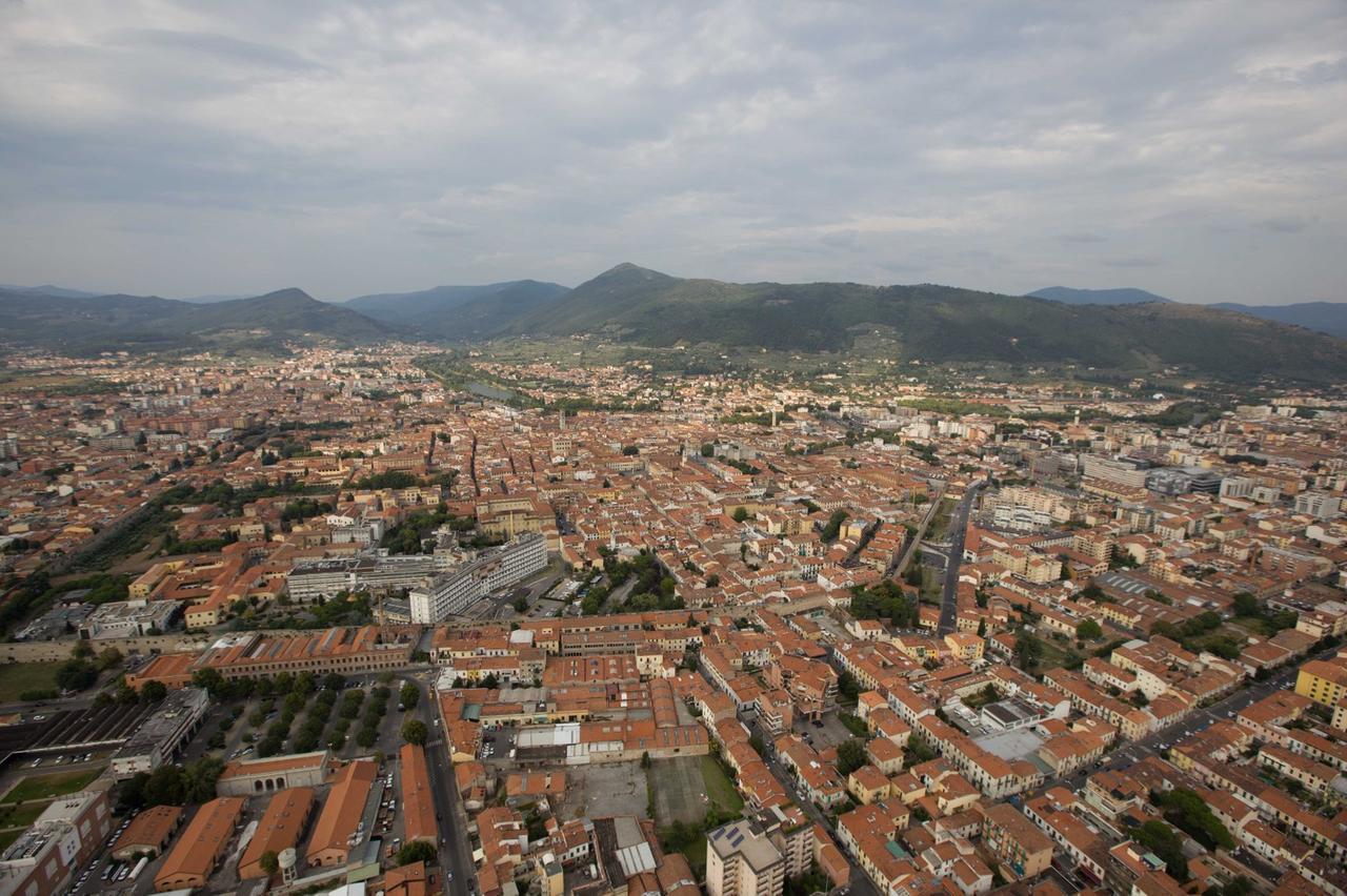 Una veduta di Prato dall'alto