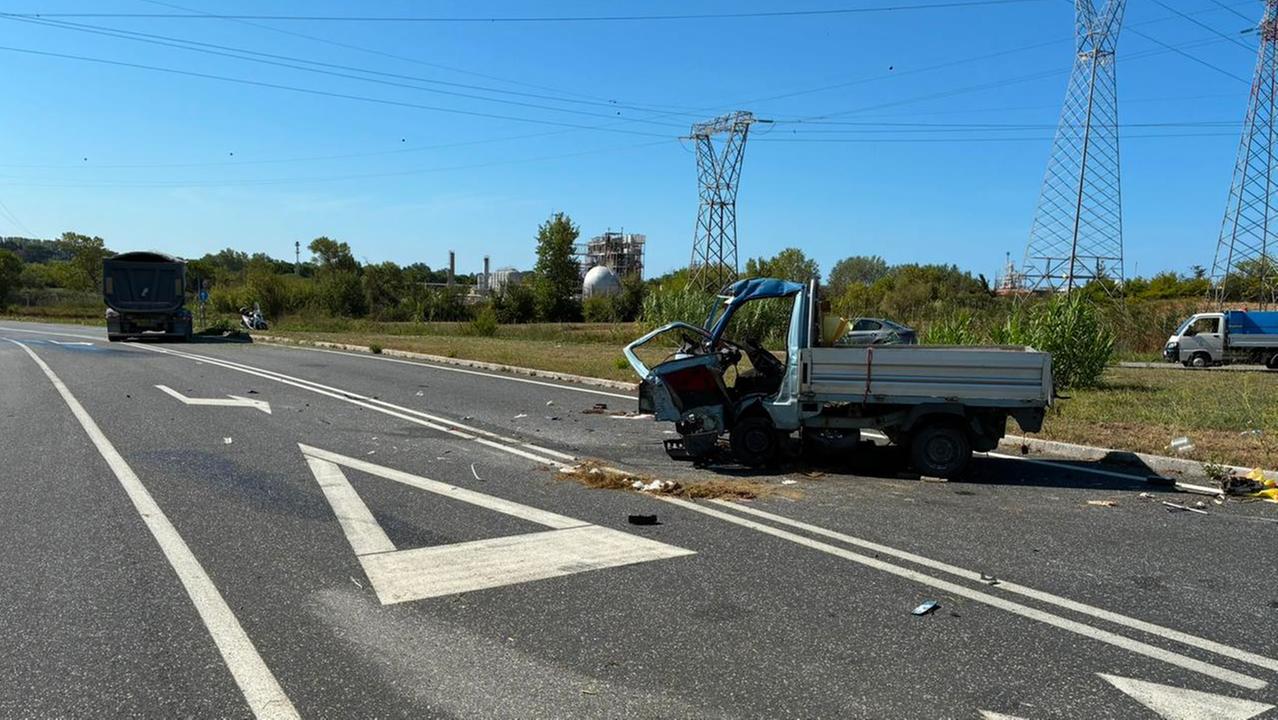 L'incidente (foto Falorni)