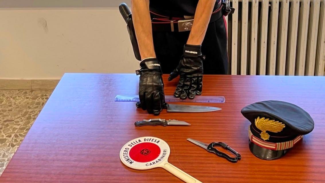 In auto due coltelli a scatto e uno da cucina: un arresto al porto commerciale