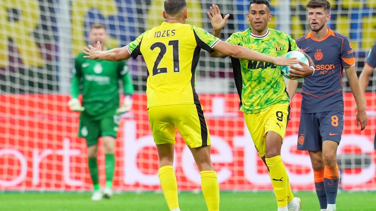 Walid Cheddira ha segnato l’unica rete in neroverde nel 2-1 rimediato dall’Inter nella scorsa stagione
