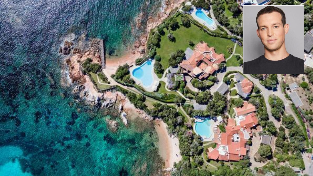 Brendan Blumer e la sua villa a Romazzino acquistata nel 2025