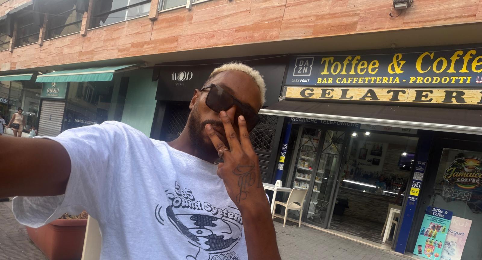 Il rapper "Kevin ir nero"