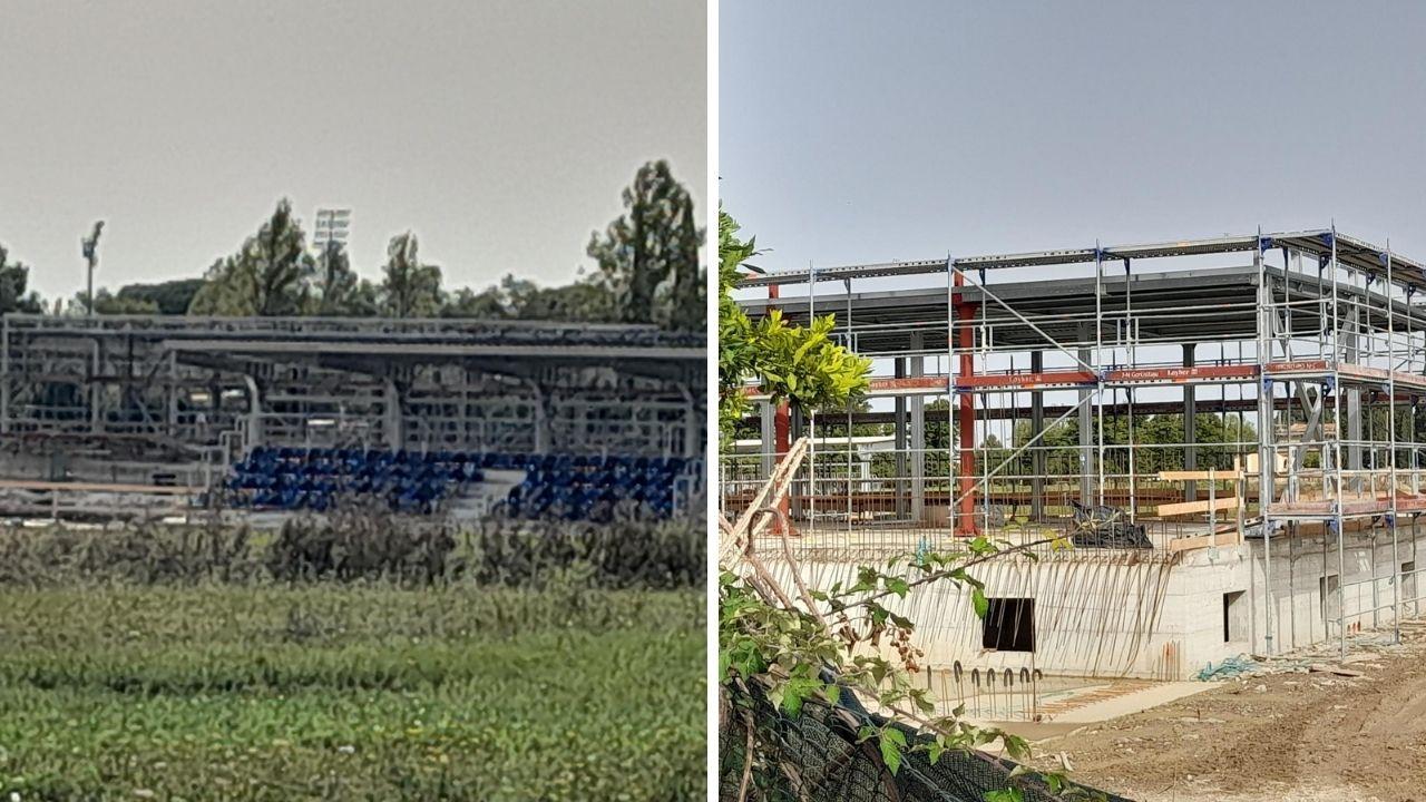Pisa, i lavori al centro sportivo di Gagno