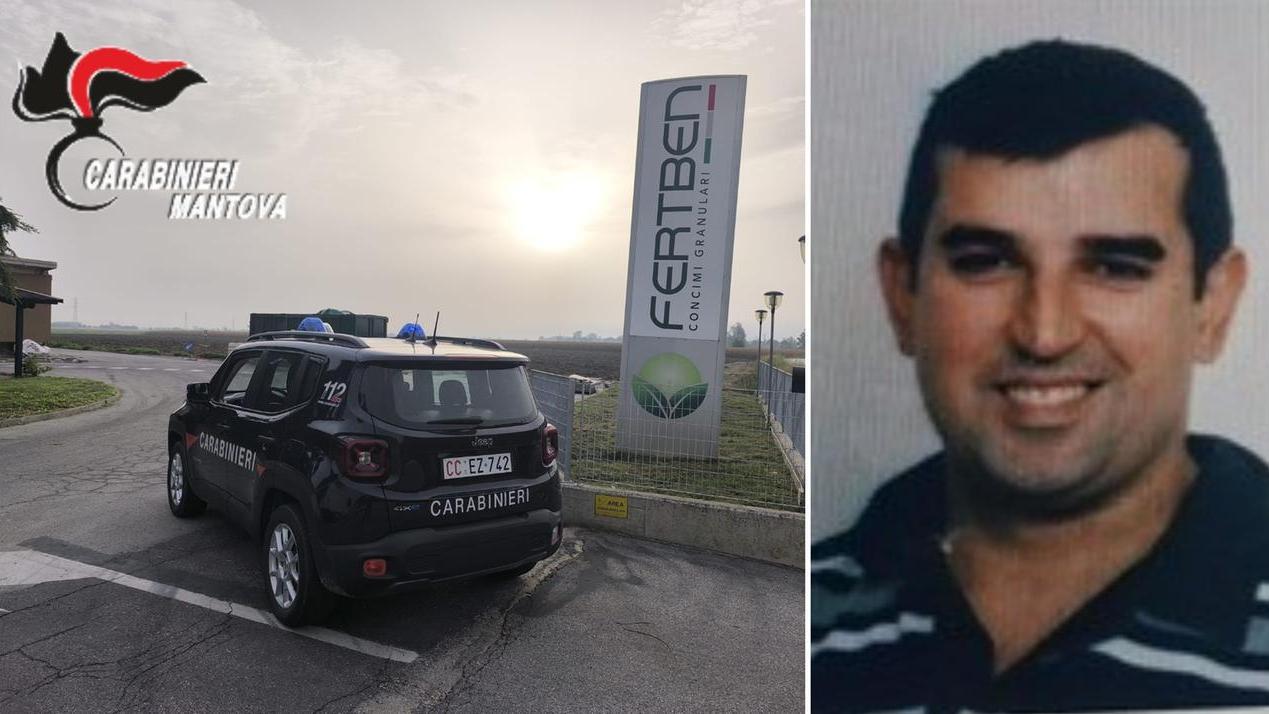 I carabinieri alla Fertben e Giovanni Chiari