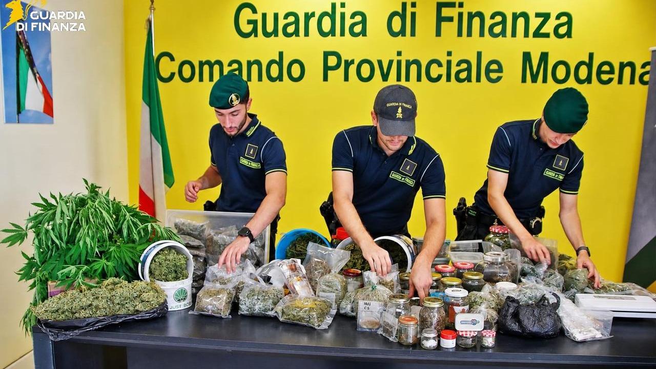 La droga sequestrata