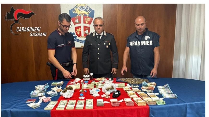 Blitz nel centro storico di Sassari: sei arresti e oltre 250 grammi tra cocaina, eroina e hascisc