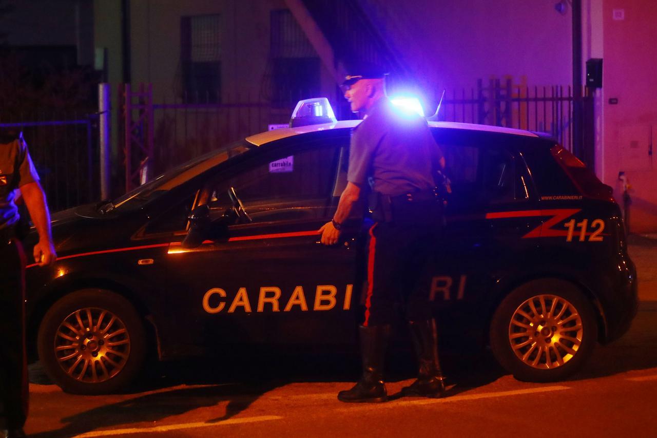 Un carabiniere al lavoro (foto d'archivio)