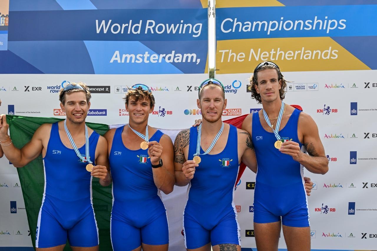 Rambaldi, è ancora oro mondiale: il ferrarese trionfa nel quattro di coppia