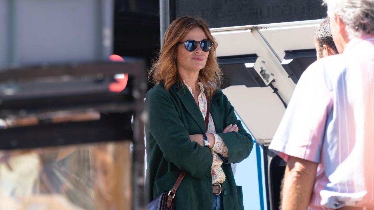 Vanessa Incontada sul set della fiction