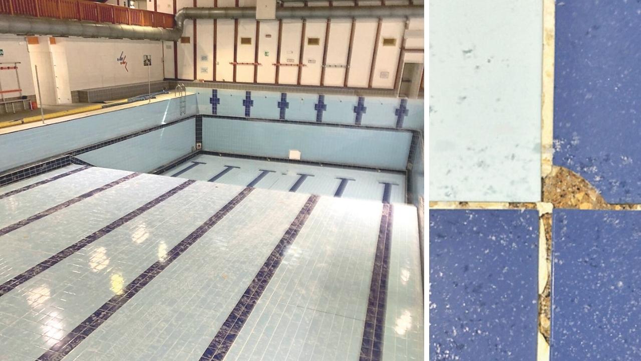 Le condizioni della piscina della Mazzanta 