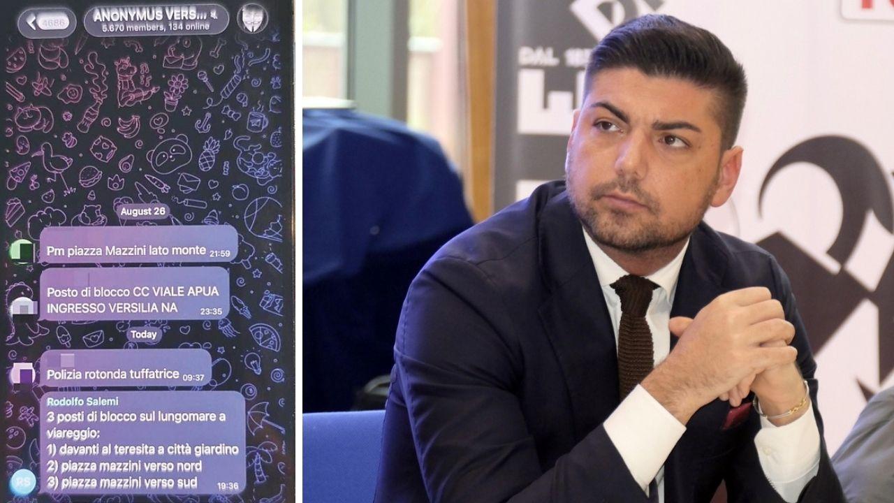 
	La segnalazione inviata dall&rsquo;assessore Rodolfo Salemi su Telegram

