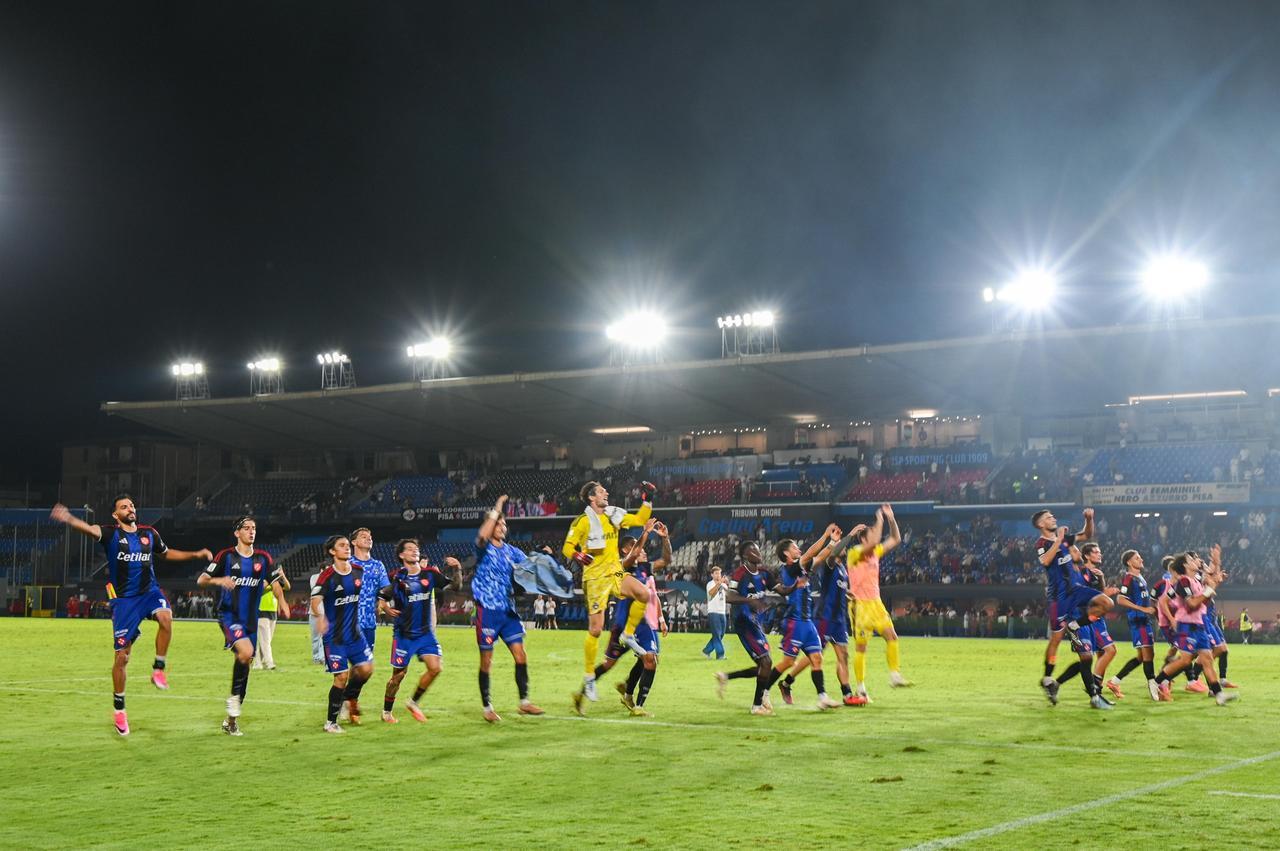 
	Nerazzurri in festa dopo la vittoria con il Catanzaro

