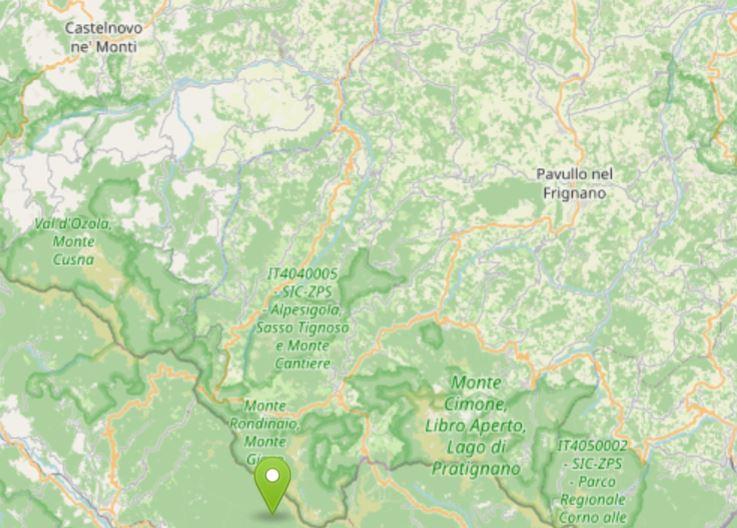 Terremoto sull’Appennino, scossa di magnitudo 3.2: epicentro in provincia di Lucca