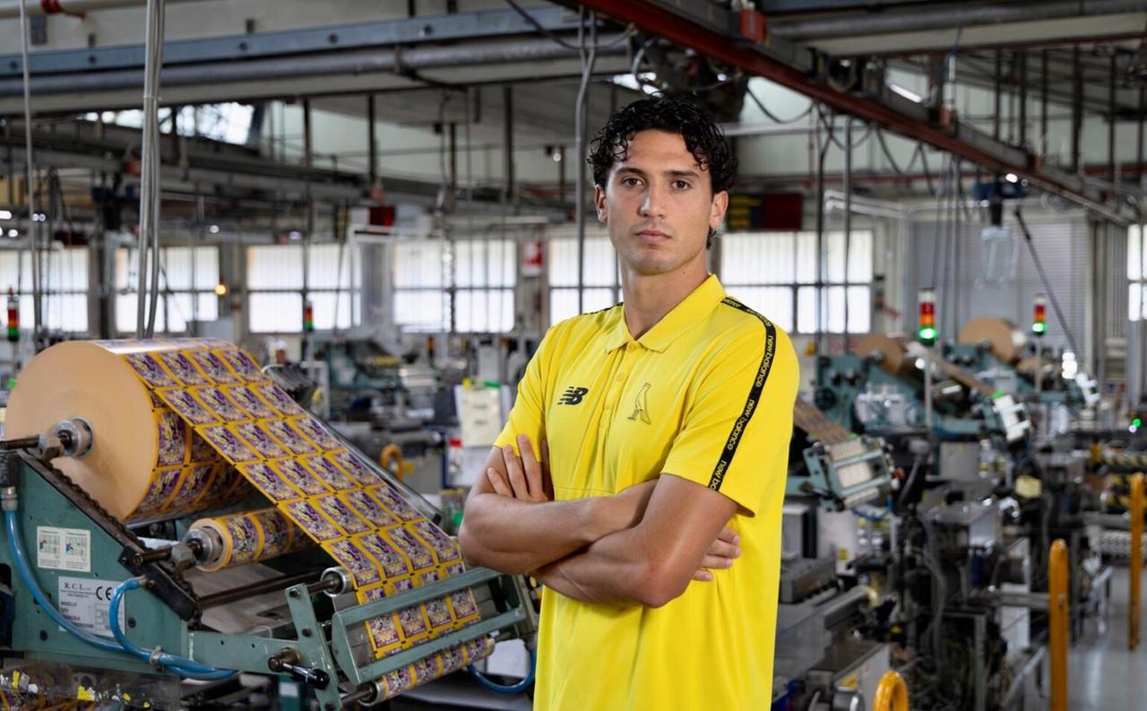 
	Il nuovo acquisto del Modena Folino nello stabilimento Panini

