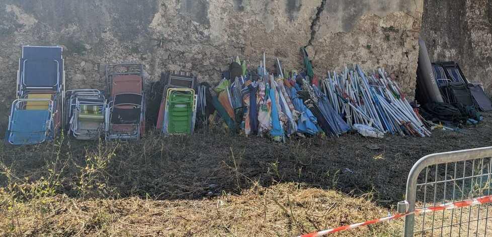 
	Il materiale sequestrato tra Talamone e la spiaggia dell&rsquo;Osa

