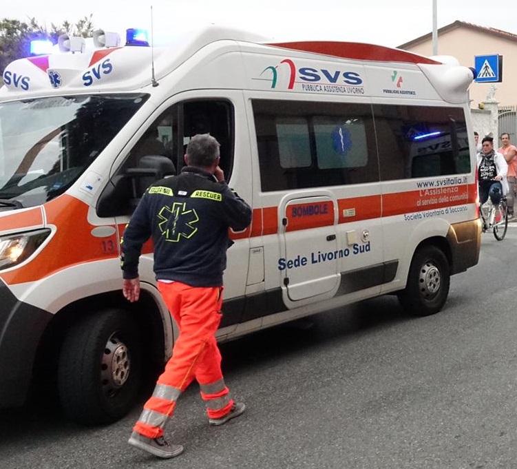 Un'ambulanza della Svs (foto d'archivio)
