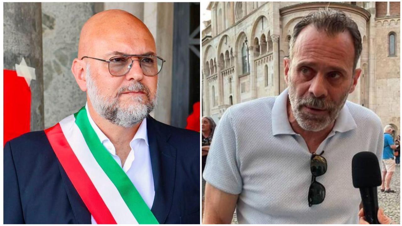 Il sindaco Massimo Mezzetti e Giovanni Esposito