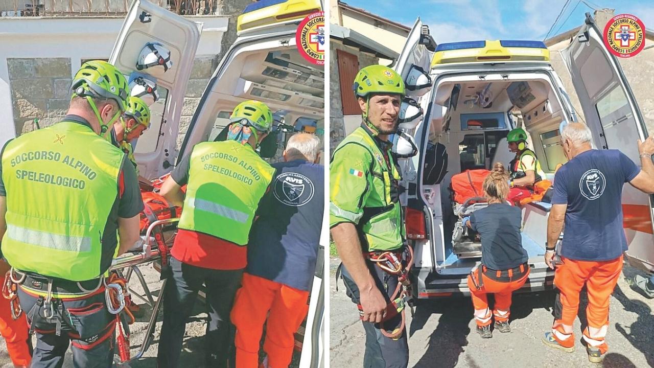 Lunigiana, va a cercare funghi e cade nel canale per dieci metri: è gravissimo
