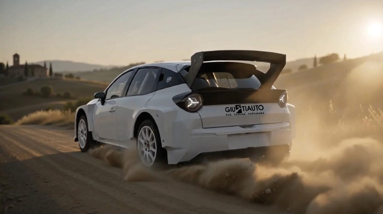 LANCIA YPSILON Rally2 HF INTEGRALE arriva a PISA: anteprima esclusiva da GIUSTIAUTO