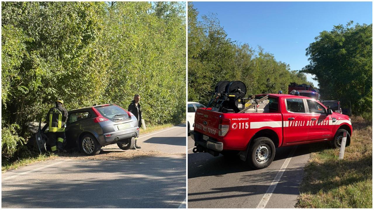 Incidente in via Vignolese: un’auto finisce fuori strada
