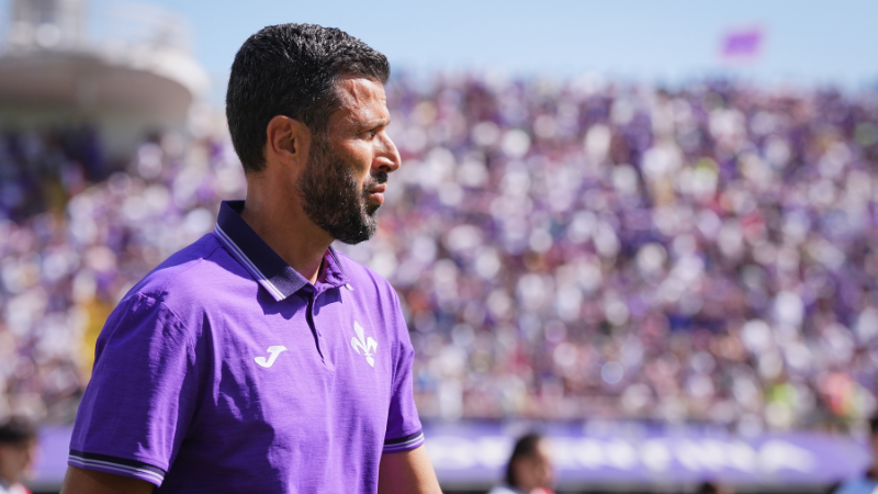 Fabio Grosso, tecnico della Fiorentina: zero vittorie nelle prime tre gare