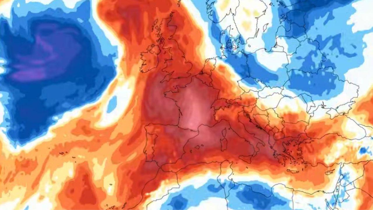 Il grafico utilizzato dal Lamma: qui il frame su domenica 6 settembre