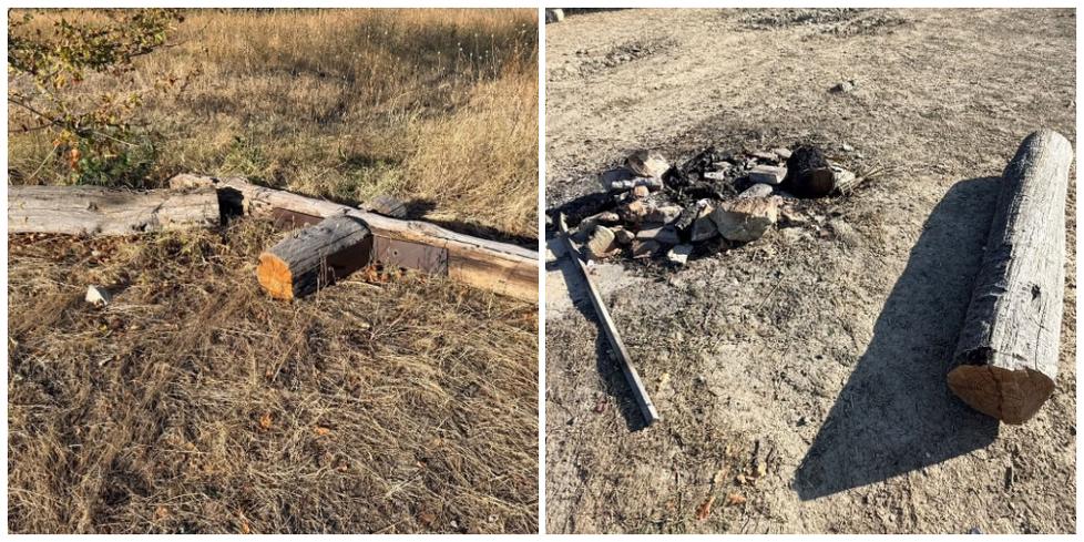 Monte... due croci, la terza è cenere: qualcuno l’ha abbattuta e bruciata