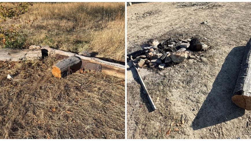 Monte... due croci, la terza è cenere: qualcuno l’ha abbattuta e bruciata