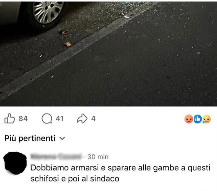 Furti a Sassuolo, commento choc contro il sindaco: «Dobbiamo sparare alle gambe ai ladri e a lui» 