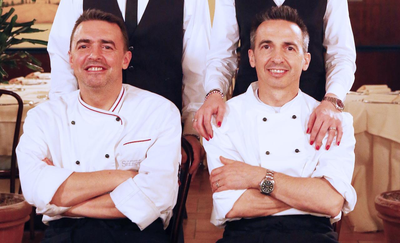 
	Pasquale Caruso (a sinistra) con il fratello Gigi

