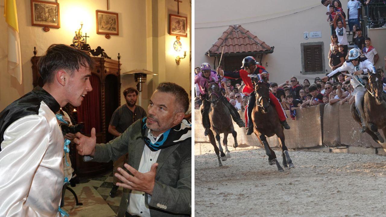 Alcuni momenti del Palio (foto Enzo Russo)