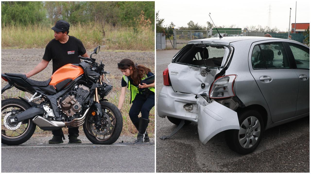 Incidente sulla Romana Nord a Fossoli di Carpi: motociclista di 19 anni gravissima
