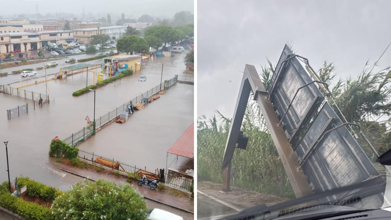 Crolli e allagamenti all'Elba (Foto: ElbaReport)
