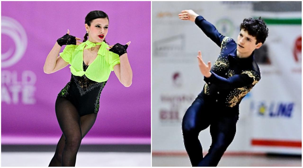 Carlotta Bruzzi (Polivalente San Vito Ruote Libere) e Alessio Castagnoli (Junior Sacca Modena)