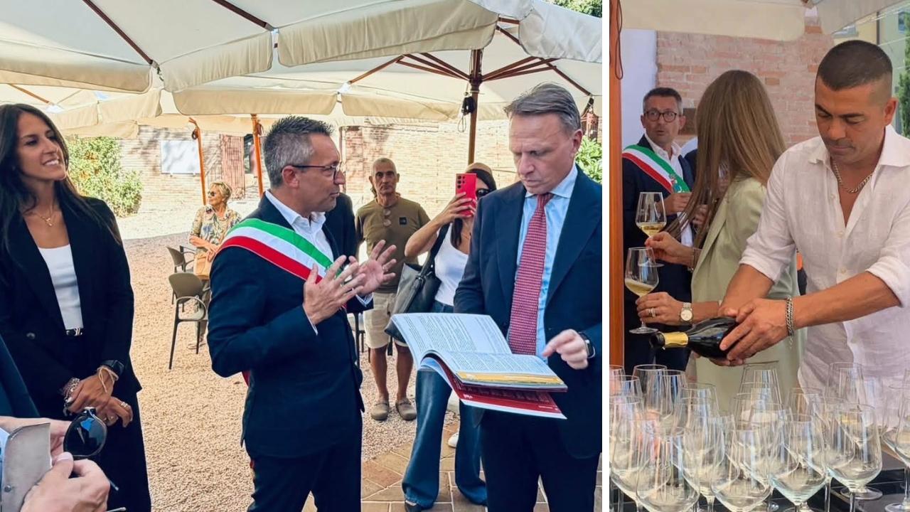 Il ministro Lollobrigida a Terricciola (Foto: Comune di Terricciola)