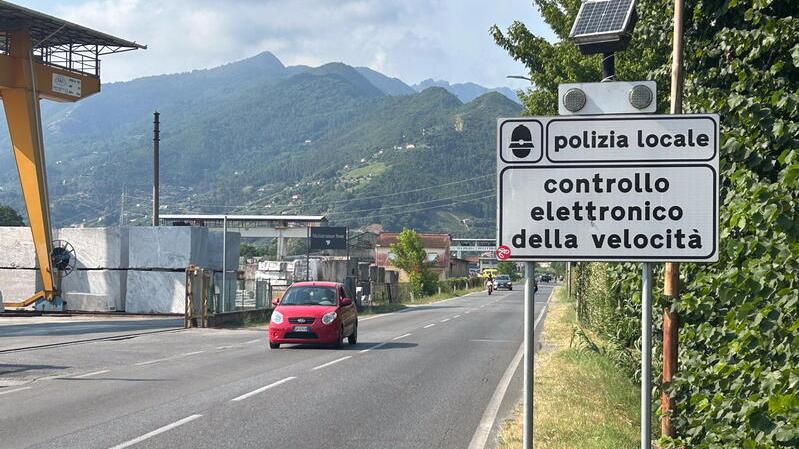 Autovelox sulla via Provinciale per Vallecchia (foto d’archivio)