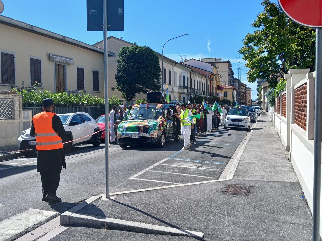 
	Il corteo della comunit&agrave; pachistana

