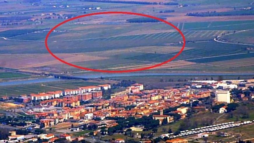 Il territorio interessato dal progetto di parco eolico della Apollo wind