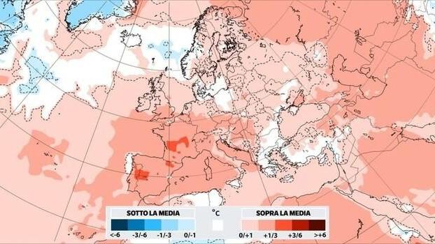 
	Immagine iLMeteo.it, fonte: ECMWF


