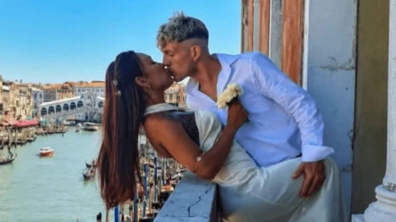 La coppia (foto Adn Kronos)