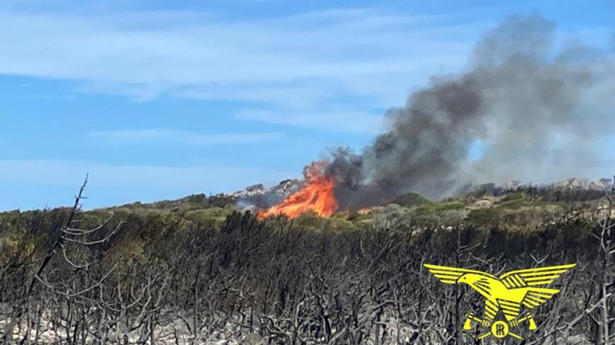 L’inferno di fuoco devasta l’isola Santa Maria: in cenere una delle perle dell’arcipelago di La Maddalena – IL VIDEO