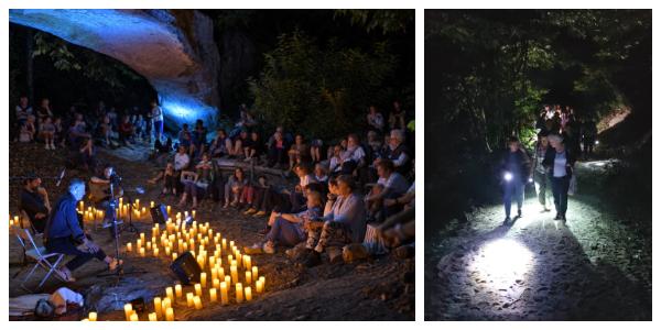 In 1.500 di notte ai concerti nel bosco: «Che magia il Ponte del diavolo»