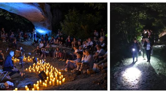 In 1.500 di notte ai concerti nel bosco: «Che magia il Ponte del diavolo»