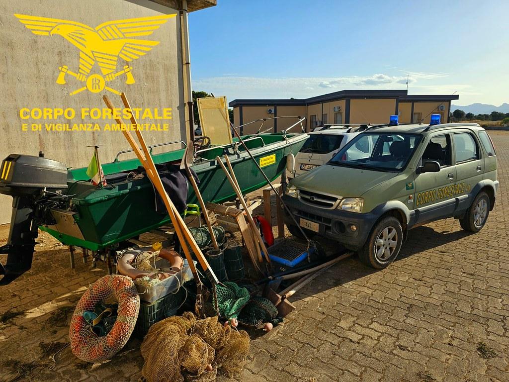 Bracconaggio ittico in laguna: tre sanzioni e 2.300 euro di multe