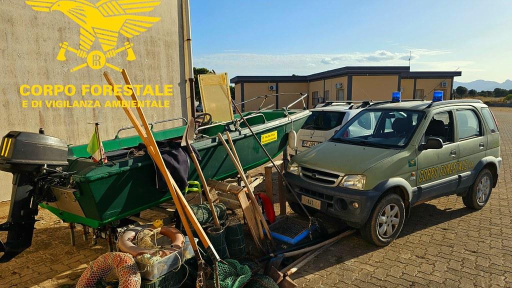 Bracconaggio ittico in laguna: tre sanzioni e 2.300 euro di multe