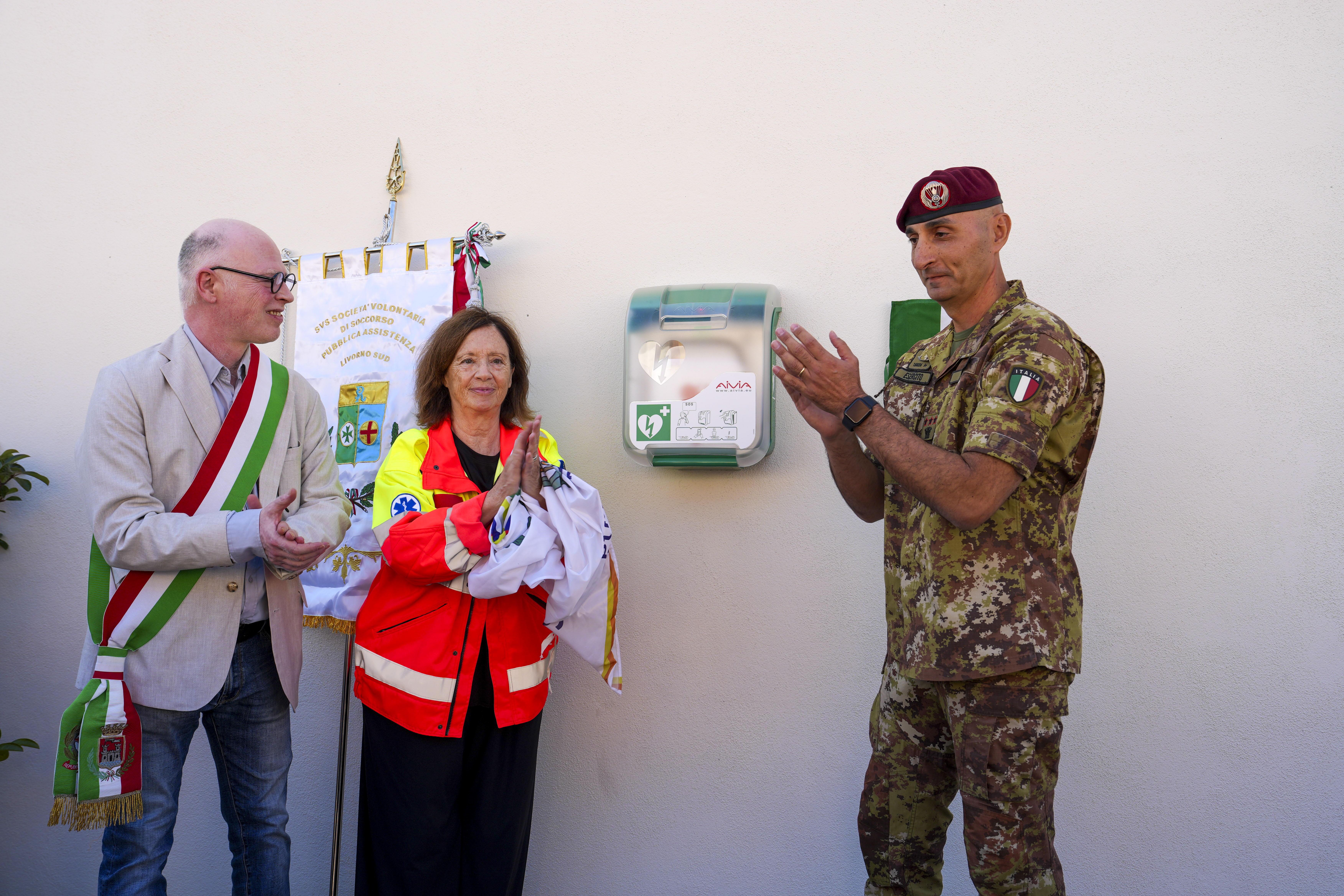 Livorno, nuovo defibrillatore per la città: «Anche Ardenza è cardioprotetta»<br>
