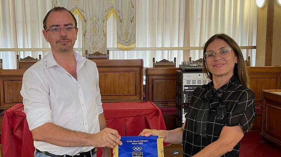 Maccarani con Benini nel 2020