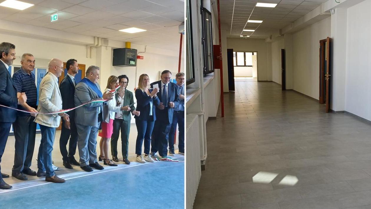 L'inaugurazione delle nuove aule del Fermi