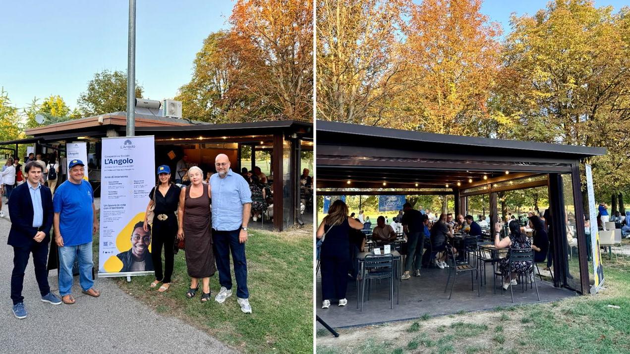 L'inaugurazione del chiosco-bar Mogoyà