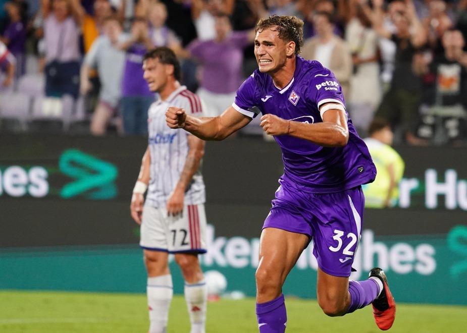 L'esultanza dopo il primo gol